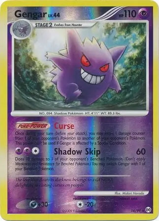 Arceus Set Gengar #16/99 reverse holo